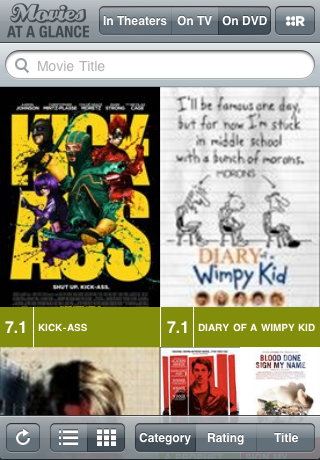 Movies at a Glance free app screenshot 2