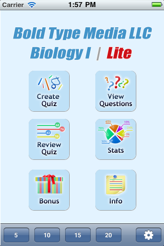 Biology I Lite free app screenshot 1