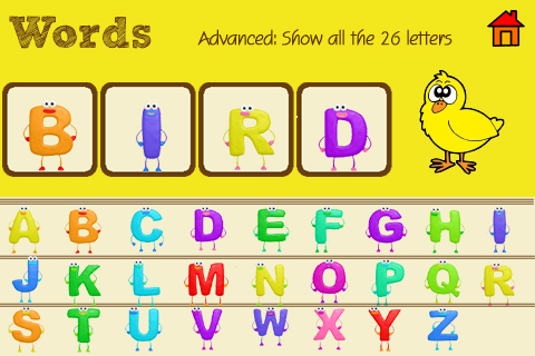 Words Free - 4 letter words and spelling  (100+ words) free app screenshot 3