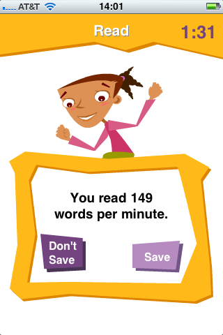 K12 Timed Reading Practice Lite free app screenshot 4