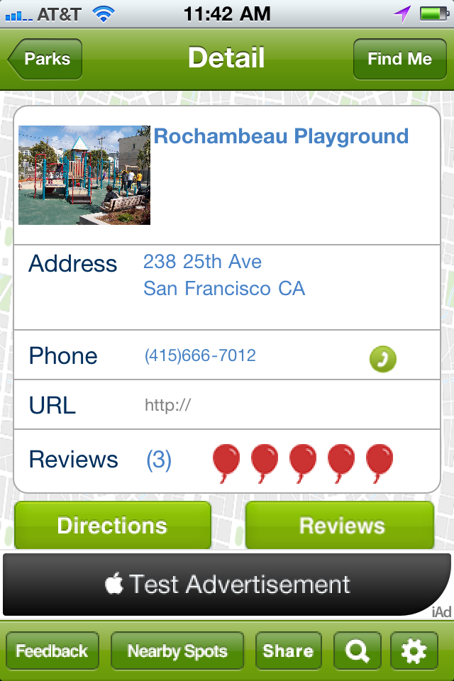 Mom Maps free app screenshot 3