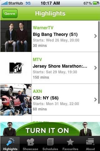 StarHub TV Guide free app screenshot 3