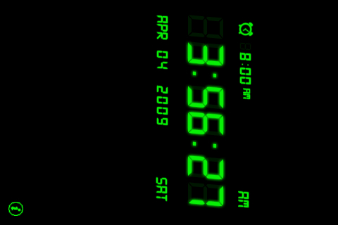 Alarm Night Clock Lite free app screenshot 2