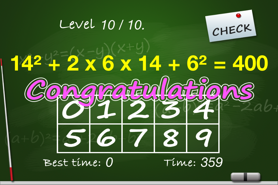 InnerCalc Math Algebra Game HD Lite free app screenshot 3