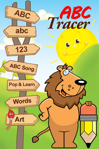 ABC Tracer Lite Free - Alphabet flashcard tracing phonics and drawing free app screenshot 1