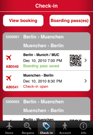 airberlin - your airline free app screenshot 4