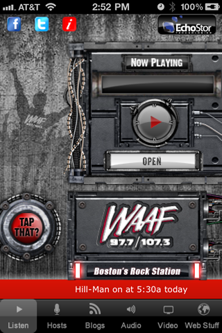 WAAF - Boston's Rock Station free app screenshot 1