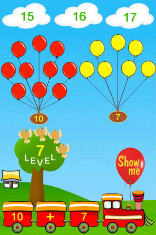 Math Train Free - Addition Subtraction for kids free app screenshot 2