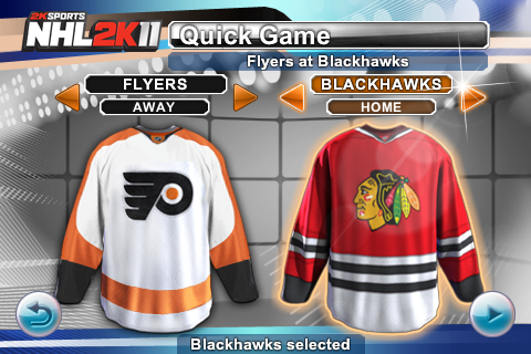 2K Sports NHL 2K11 Lite free app screenshot 1