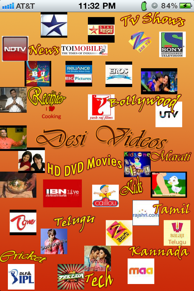 Desi Videos-India videos for Movies TV Shows News and Cooking videos in hindi tamil, telugu kannada gujarati marati and other languages free app screenshot 1