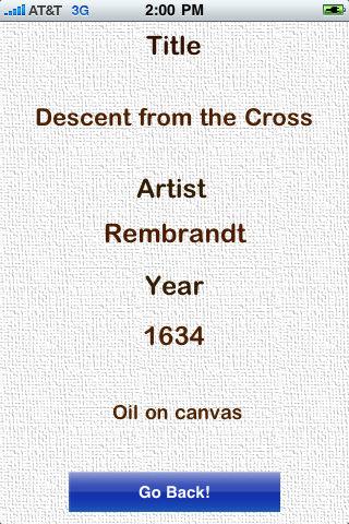 Art History Test Lite free app screenshot 3
