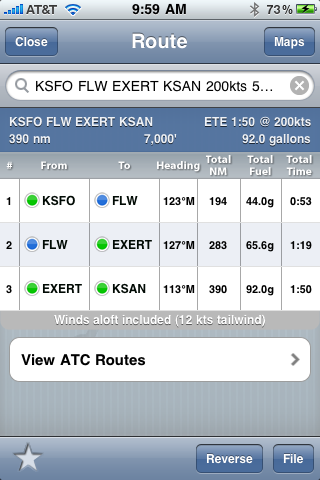 ForeFlight Mobile HD Aviation Weather, Flight Planning, and Charts free app screenshot 3