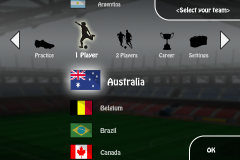 Football Soccer Worldcup Penalties Lite free app screenshot 1
