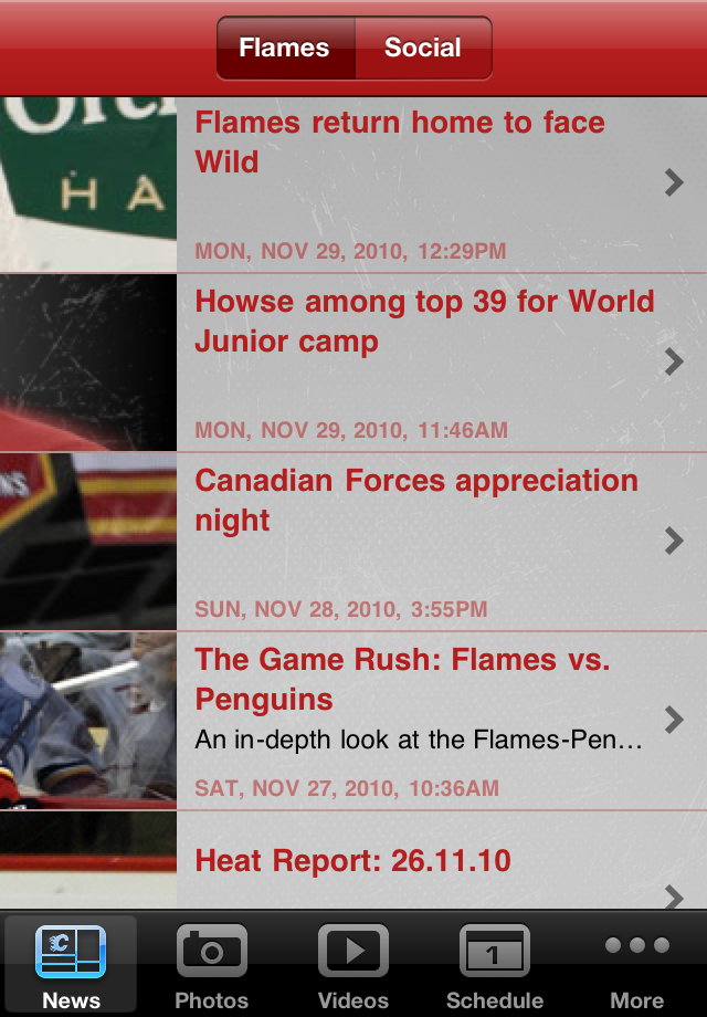 Calgary Flames free app screenshot 3