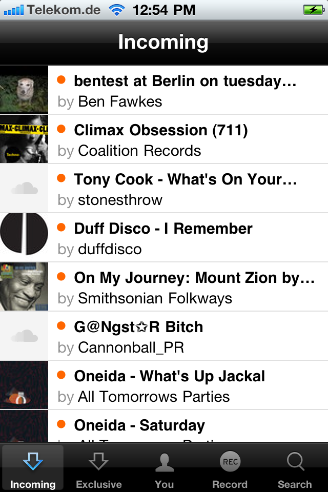 SoundCloud free app screenshot 3