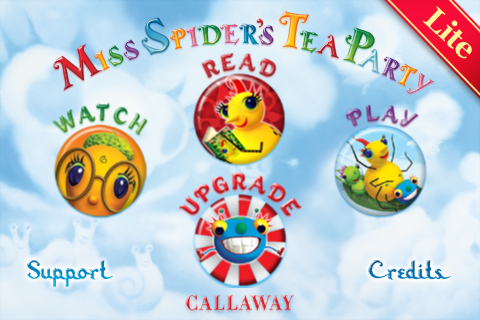 Miss Spider's Tea Party for the iPhone Lite free app screenshot 1