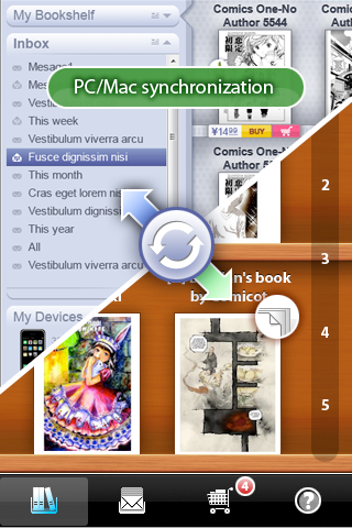 ComiBoku Comic Book viewer free app screenshot 4