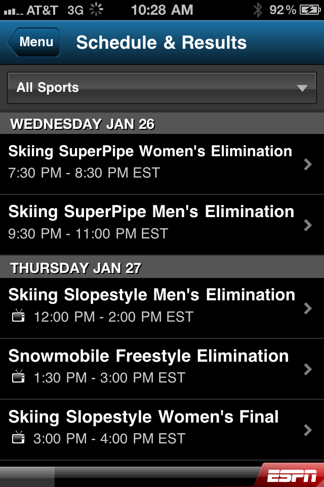 ESPN Winter X Games 15 free app screenshot 2