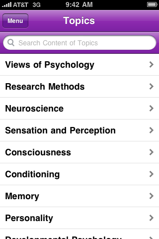 StudySets - Psychology Lite free app screenshot 2