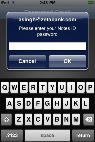 IBM Lotus Notes Traveler Companion free app screenshot 2