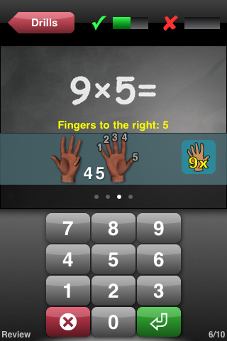 Math Drills Lite free app screenshot 1