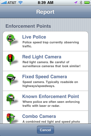 Trapster speed trap alerts (now with Caravan and Patrol) free app screenshot 2