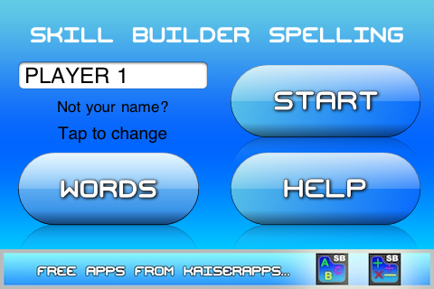 Skill Builder Spelling free app screenshot 3