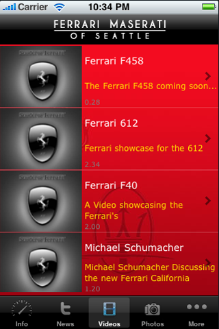 Ferrari Maserati of Seattle free app screenshot 3