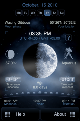 Deluxe Moon Lite free app screenshot 2