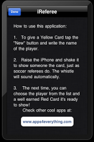 iReferee -soccer- free app screenshot 3