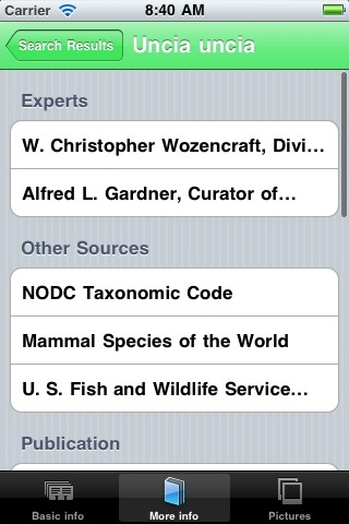 Taxonomy free app screenshot 3