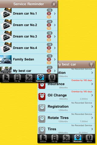 Gas Saving Note Lite (Car Maintenance & Fuel Economy) free app screenshot 2