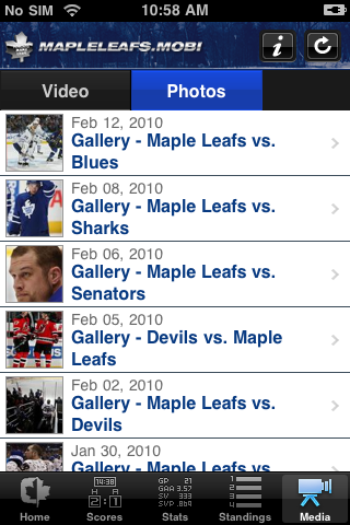 Toronto Maple Leafs - LIVE Scores, News & More free app screenshot 3