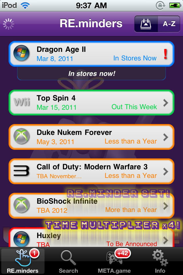 GAME.minder free app screenshot 1