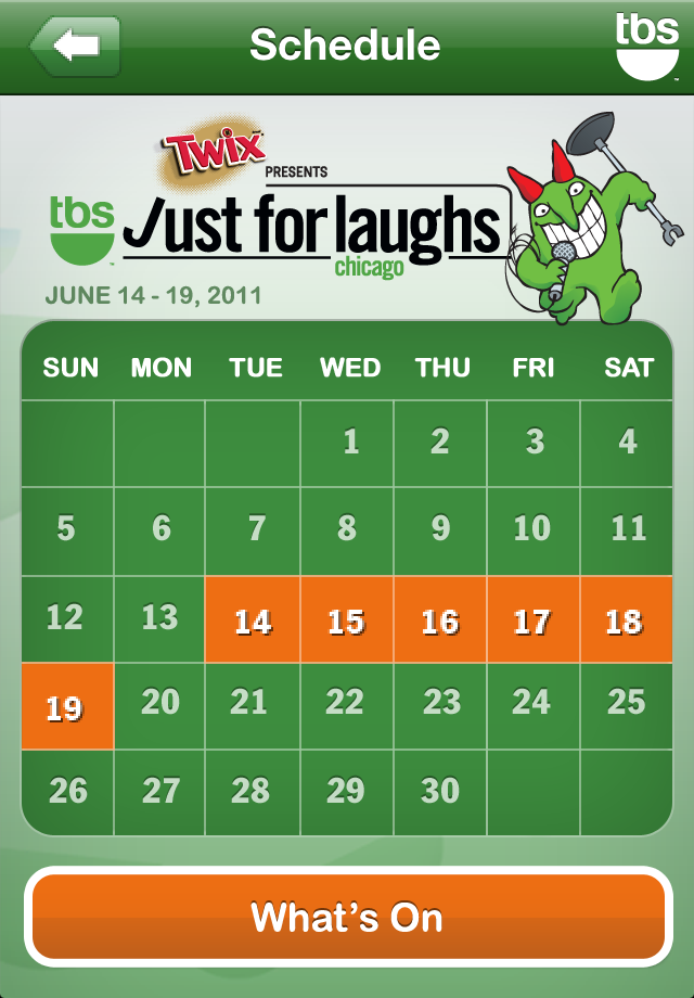 Twix Presents tbs Just For Laughs Chicago free app screenshot 4