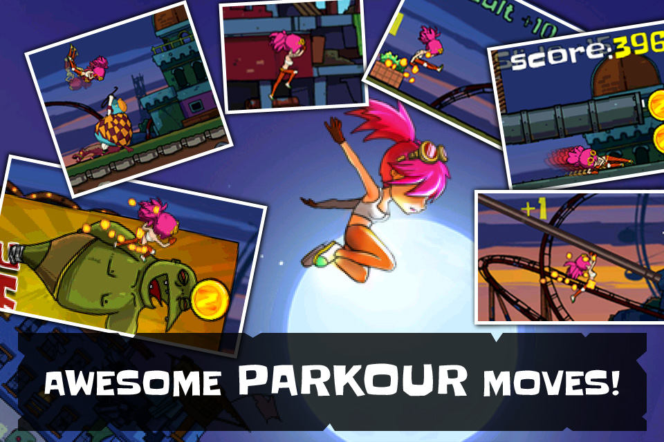 Deal With Thieving Zombies In 'Zombie Parkour Runner'