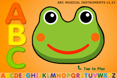 ABC Alphabet Musical Instrument FlashCards Free free app screenshot 1