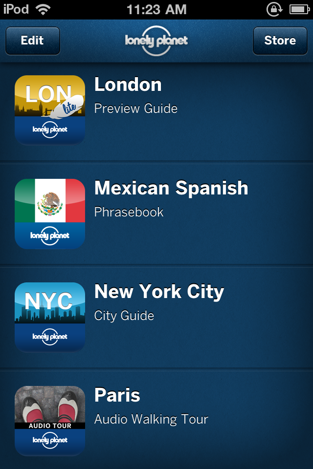 Lonely Planet Travel Guides, Phrasebooks, and maps