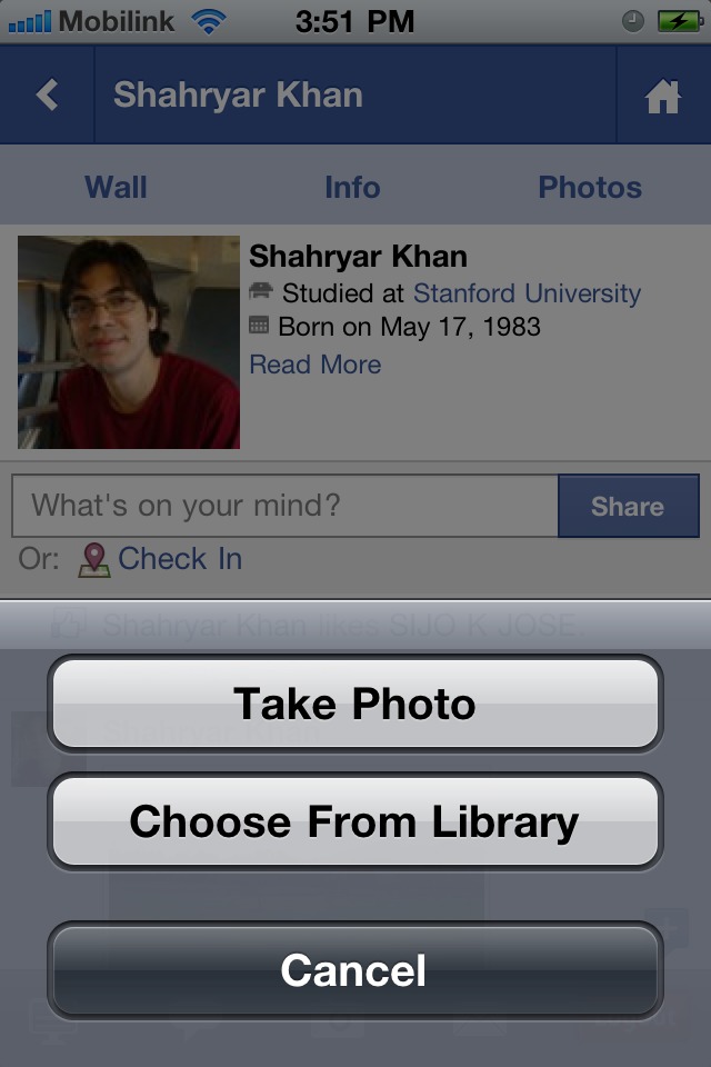 Facebook for iPhone - My Facetab free app screenshot 2