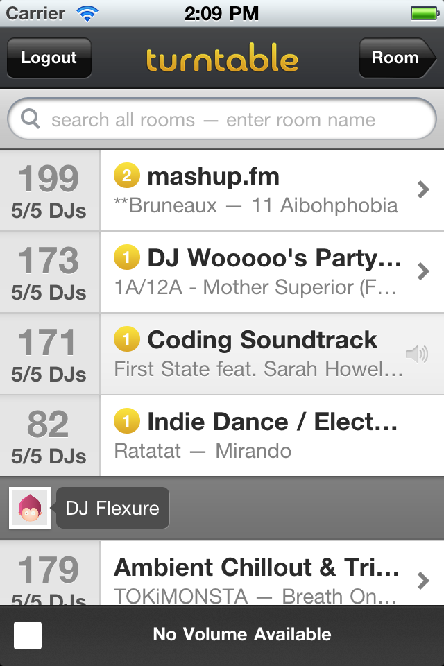 Socialize While Listening to Music With The Nifty 'Turntable.fm' for iPhone Socialize While Listening to Music With The Nifty 'Turntable.fm' for iPhone