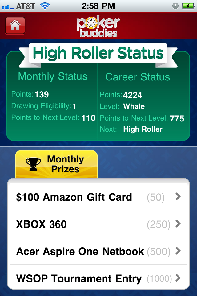 Poker Buddies free app screenshot 2