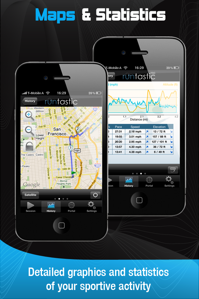 runtastic GPS Running, Jogging and Fitnesscoach free app screenshot 3