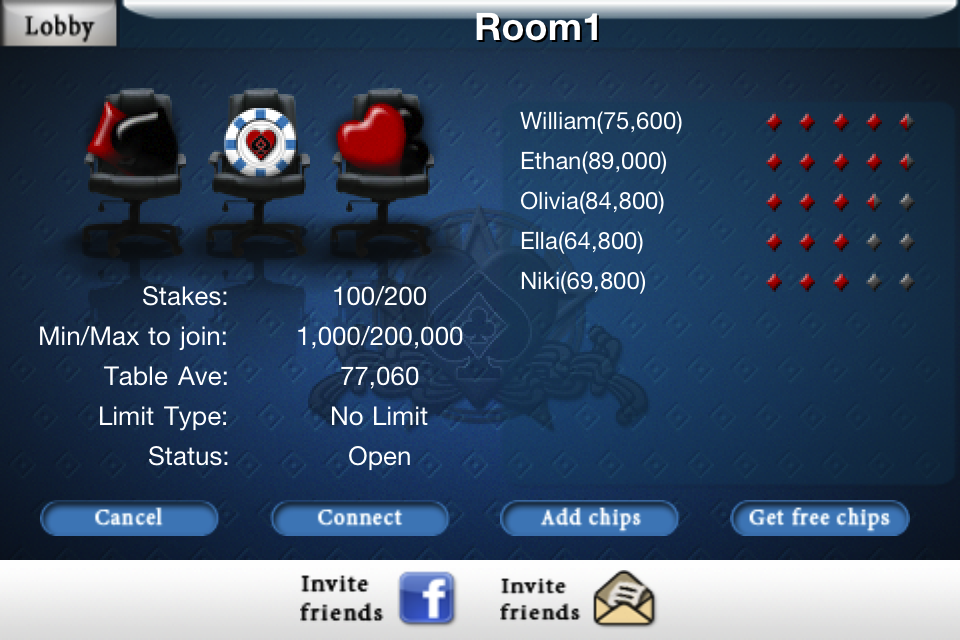 Texas Poker Face Game free app screenshot 3
