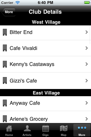 NYC Singer-Songwriter free app screenshot 3