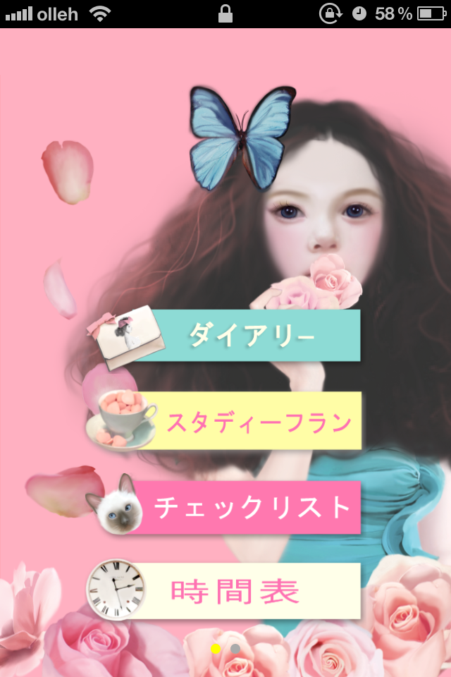 Enakei 女性のダイアリール