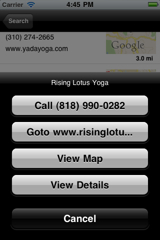 Image of Yoga Journal’s FindYoga