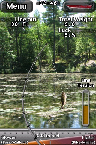 i Fishing Lite - The mobile fishing sim by Rocking Pocket Games free app screenshot 2