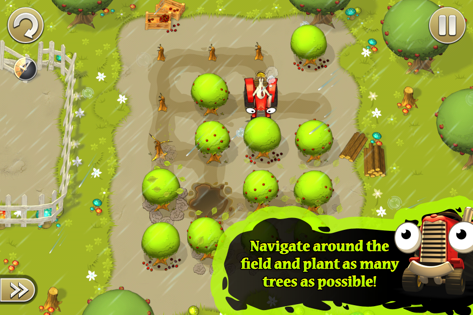Free Tractor Trails iPhone Game
