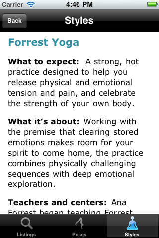 Image of Yoga Journal’s FindYoga