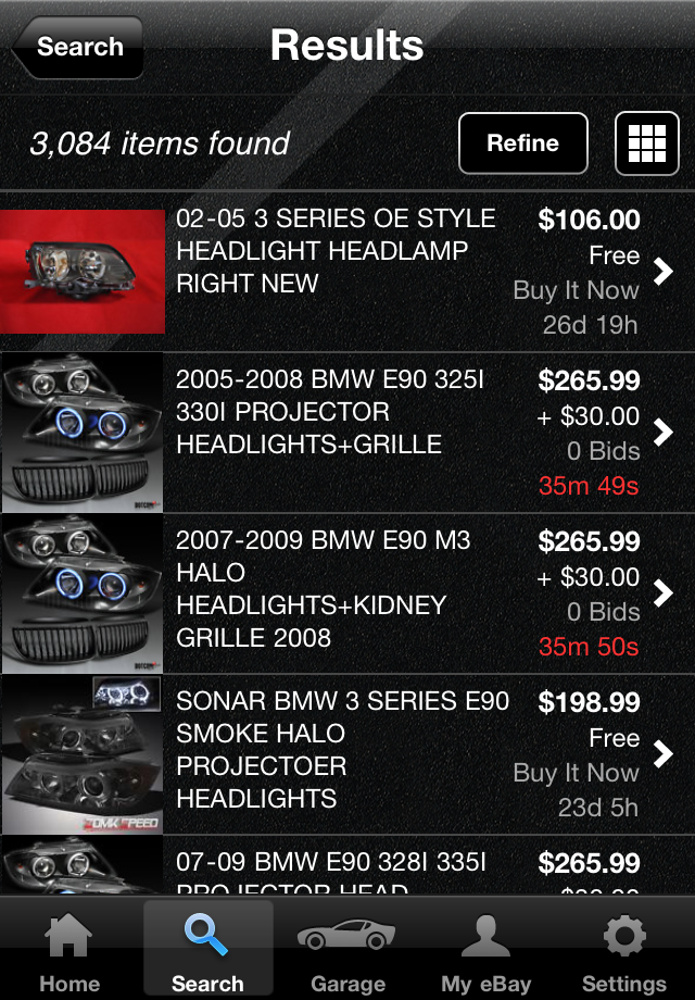 eBay Motors free app screenshot 2